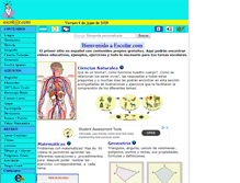 Tablet Screenshot of escolar.com